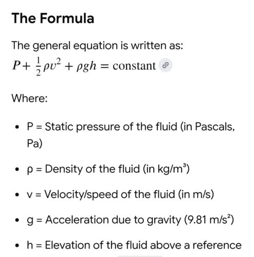 Bernoulli's formula 