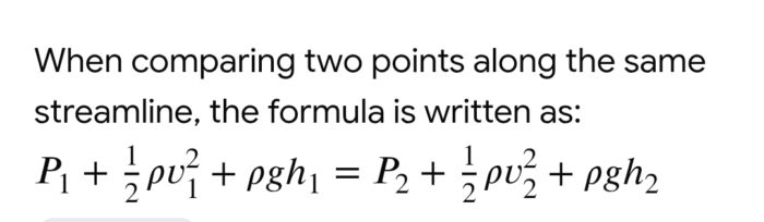 Bernoulli's Principle 