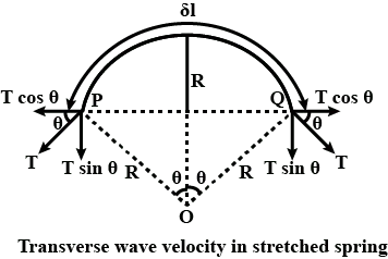 Velocity of transverse waves