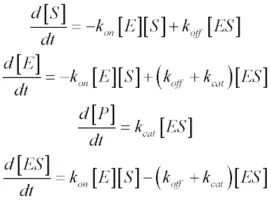 Michaelis and Menten Equation