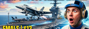 How the EMALS System in Aircraft Carriers Work
